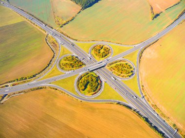 Karayolu D5 havadan görünümü
