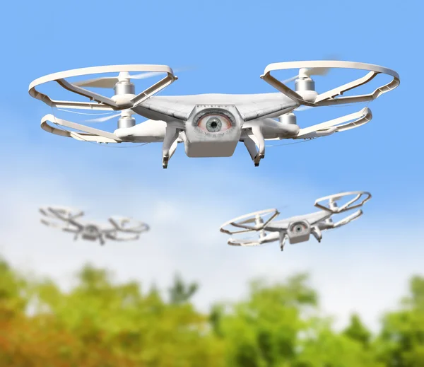 Eye on the sky. Drone — Stock Photo, Image