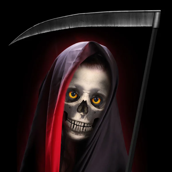 Grim reaper working every day. — Stock Photo, Image