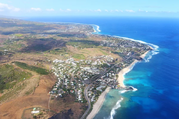 Korallenriff auf der Insel La Réunion. — Stockfoto