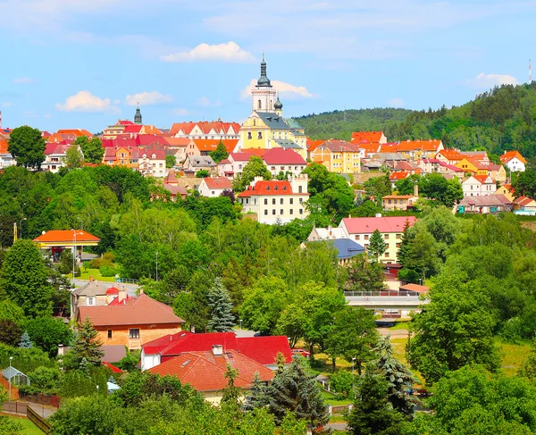 Gothic royal town Stribro (Silver). — Stock Photo, Image