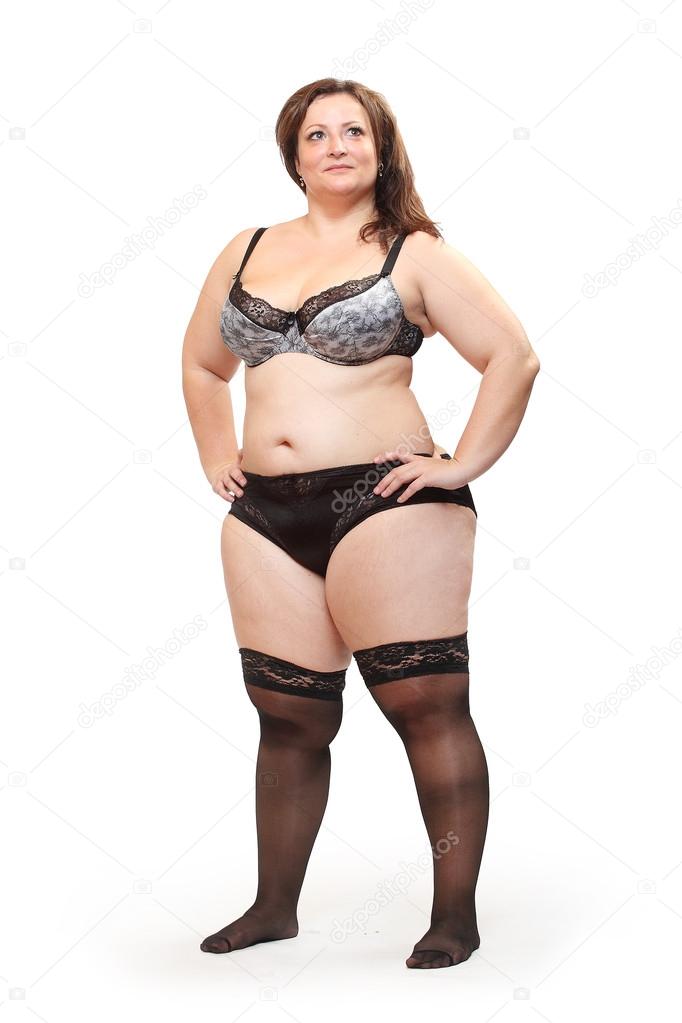 Mujer gorda de stock, imágenes de Mujer gorda provocativa sin royalties | Depositphotos