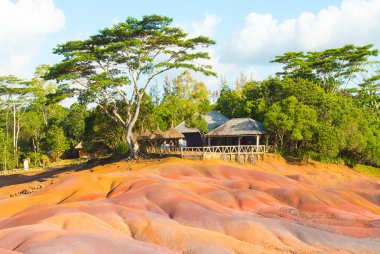 Mauritius, Chamarell, yedi renk toprakları.