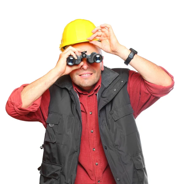 Personal manager or construction leader — Stock Photo, Image