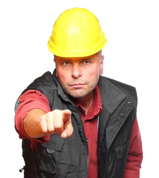 Personal manager or construction leader — Stock Photo, Image