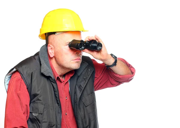 Personal manager or construction leader — Stock Photo, Image