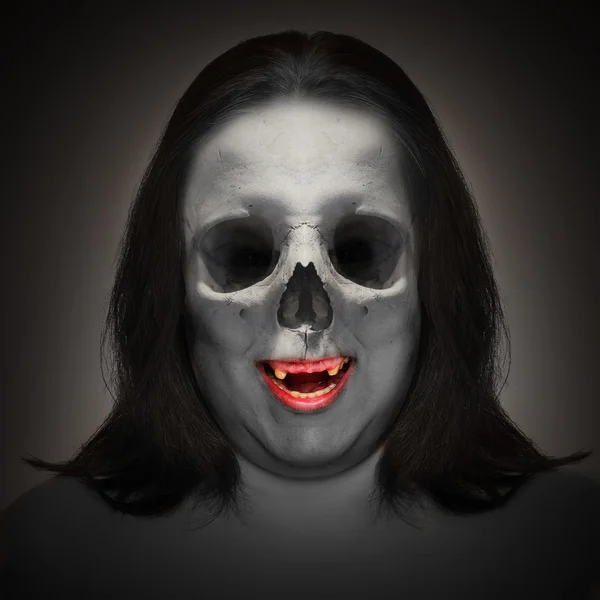 Portré egy zombi nő. — Stock Fotó