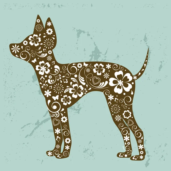 Jouet russe terrier — Image vectorielle