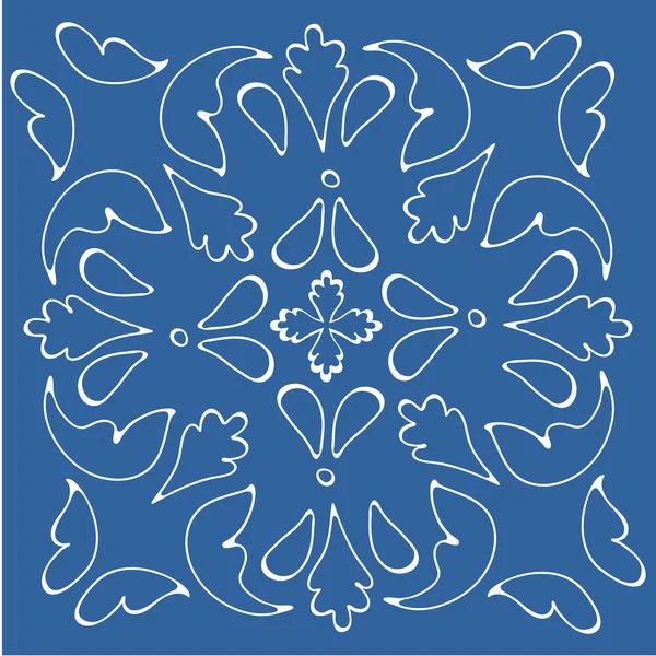 Carrelage azulejo portugais coloré — Image vectorielle