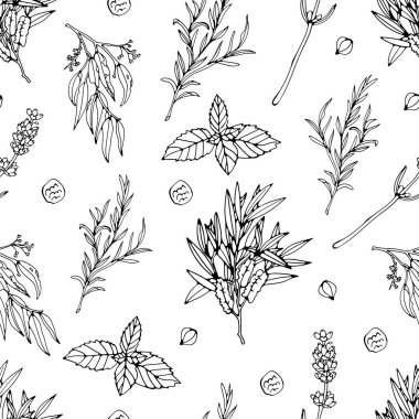 Bitkiler pürüzsüz desenli doğal esanslar pürüzsüz arka plan