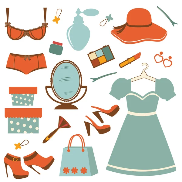 Fashion elements collection — Stock Vector