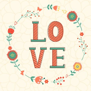 şirin Sevgililer günü kartı