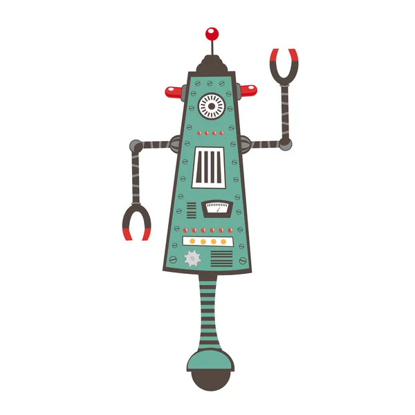 Carácter de robot — Vector de stock