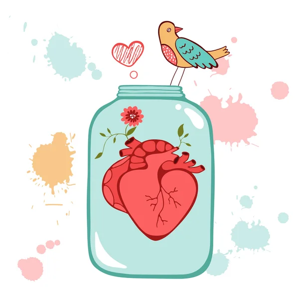 Concepto tarjeta de amor — Vector de stock