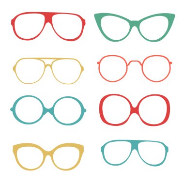 Moda gözlük renkli dizi