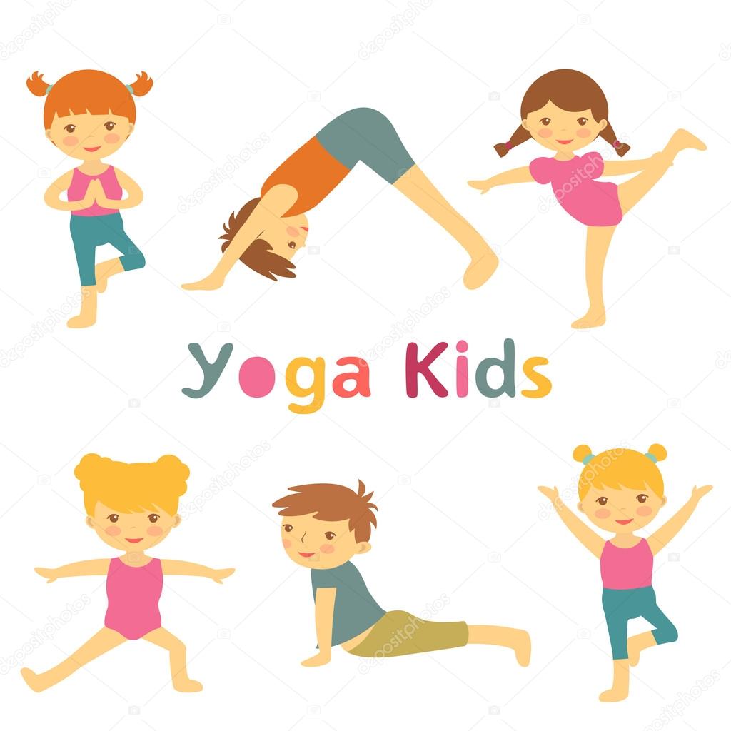 Cute yoga kids Stock Vector by ©Japanez 71903061