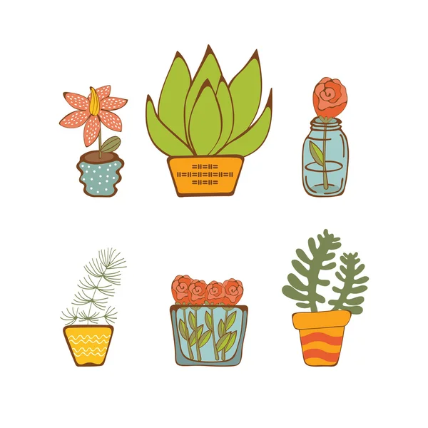 Plantas — Vector de stock