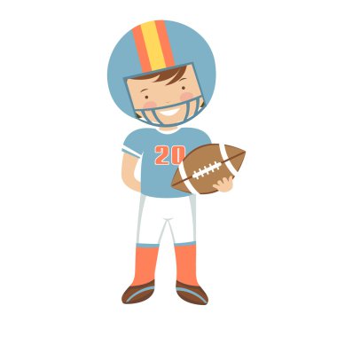 Amerikan futbolcu karakteri