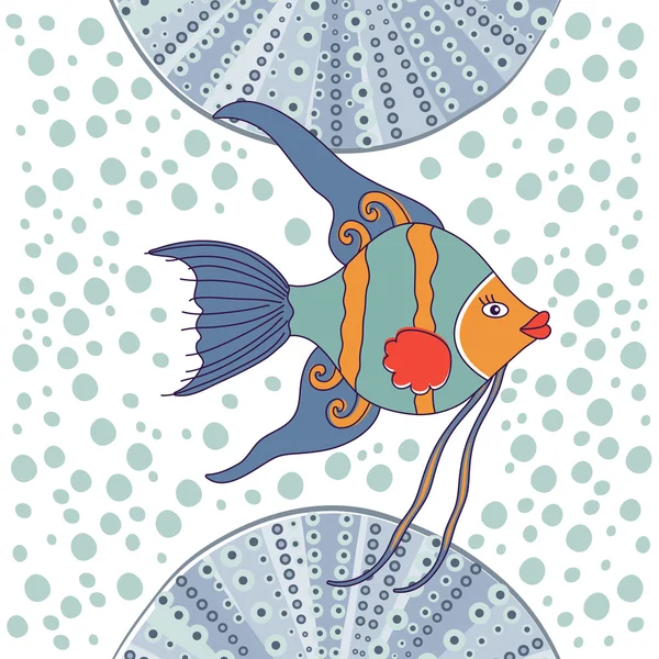 Mignon petit poisson — Image vectorielle