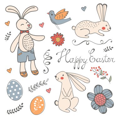 Paskalya güzel toplama grafik öğeleri ile ilgili.