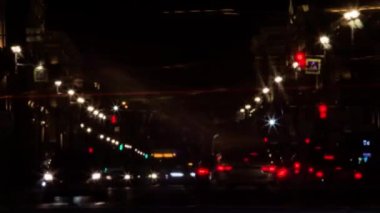 Kazan Katedrali 'nden Saray Meydanı' na kadar St. Petersburg 'daki Nevsky Prospekt' in zamanlaması