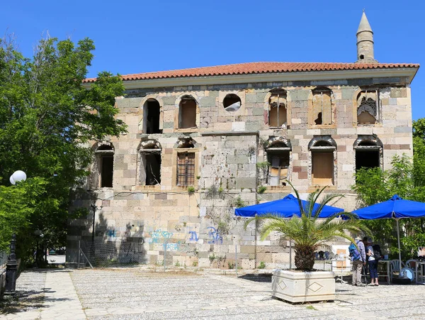 Kos Grekland Maj Jordbävningen Skadade Den Ottomanska Eran Mosque May — Stockfoto