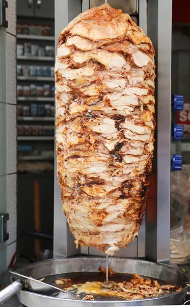 Kurczak turecki doner kebab — Zdjęcie stockowe