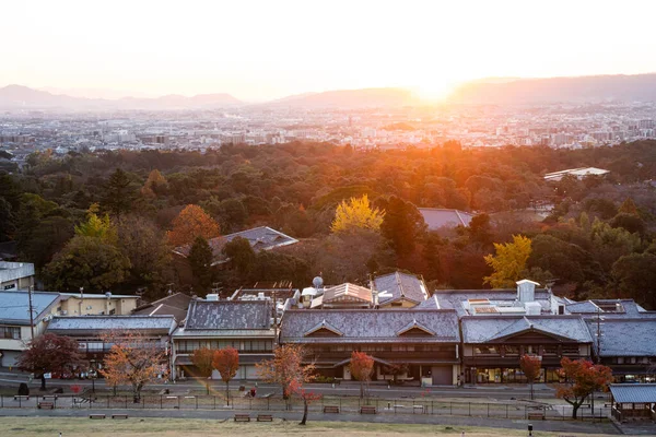 Ciudad Nara Japón Hermosa Luz Atardecer —  Fotos de Stock