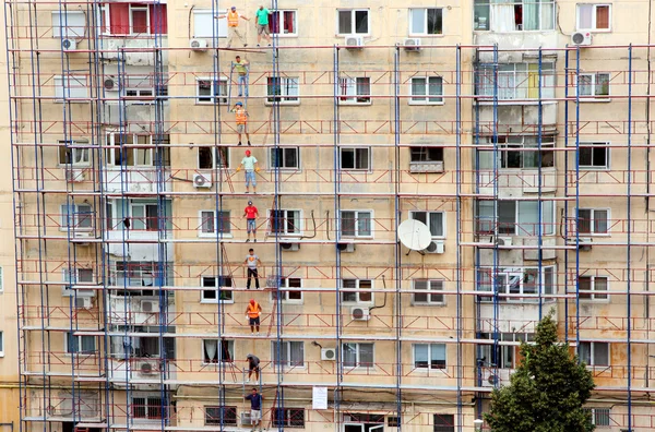 Reabilitação de edifícios — Fotografia de Stock