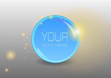 Kıvılcım ile parlak Küre