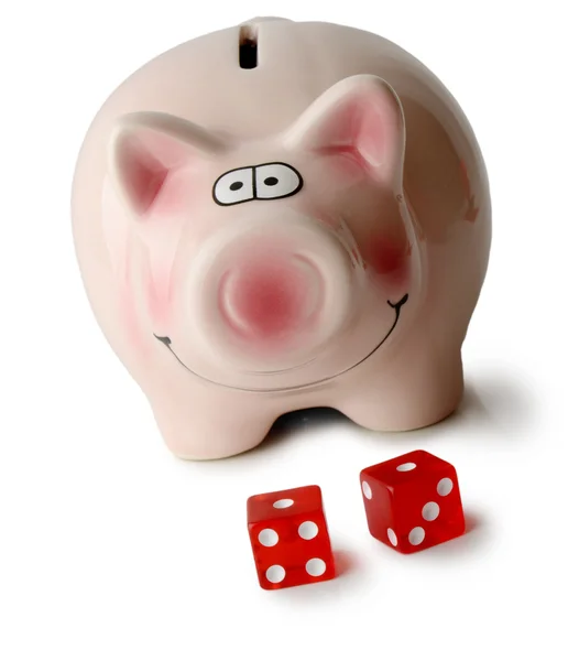 Money gamble concept of investment — Stock Photo, Image