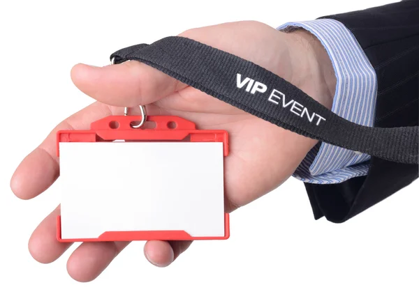 Blank VIP badge — Stock Photo, Image