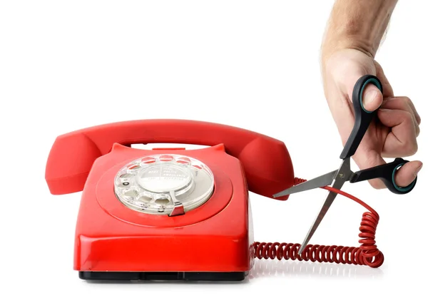 Kesme telefon kablosu