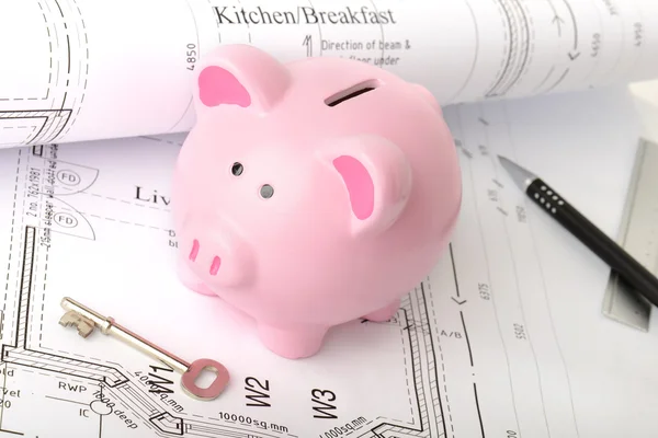 Saving for new house — Stock Photo, Image