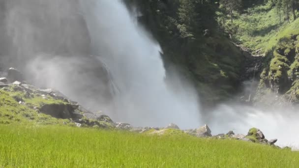 Krimml Waterfalls. (Austria) — Stock Video