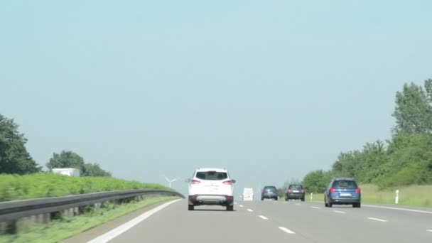 Échangeur autoroutier de A2 à A14 en Allemagne . — Video