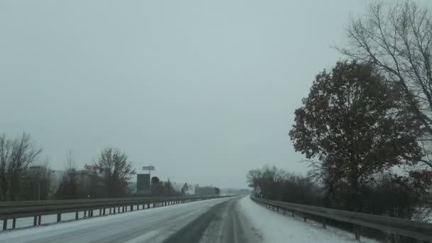 Waltersdorf Brandeburgo Alemania Febrero 2021 Conducir Autopista A113 Desde Berlín Vídeos De Stock Sin Royalties Gratis