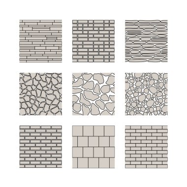 seamless texture - stone wall clipart