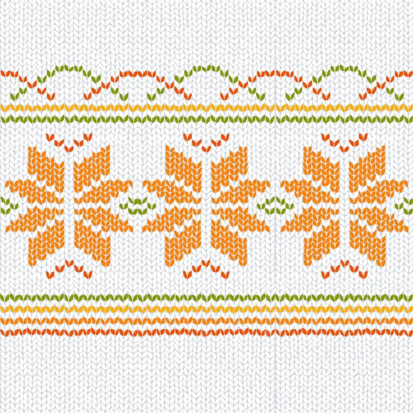 Texture tricotée sans couture colorée . — Image vectorielle