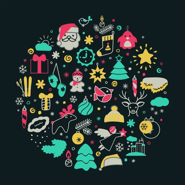 Arka plan ile kutsal kiþilerin resmi - yeni yıl, Yeniyıl, kış