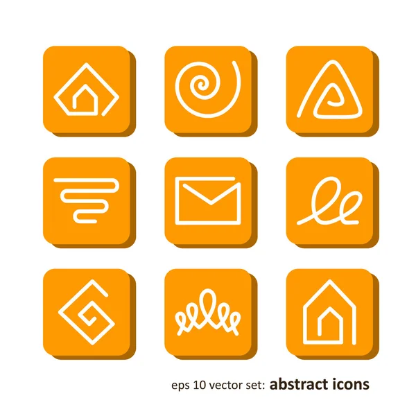 Abstract symbols — Stock Vector