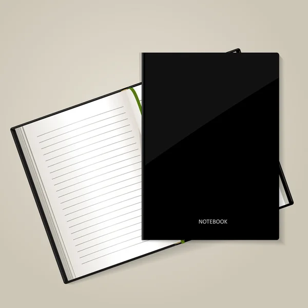 Cuaderno — Vector de stock