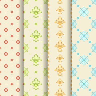 4 Dikişsiz desen seti