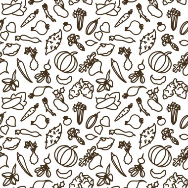 Sebze ile sorunsuz doku.