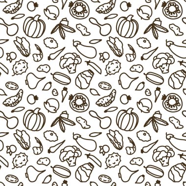 Sebze ile sorunsuz doku.