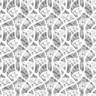 Sorunsuz doku - çalılıkları ağaçlarının