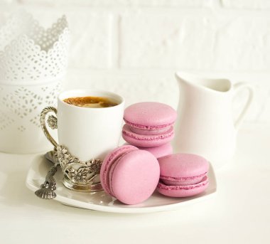 Kurabiye. Tatlı. Fransız mutfağı. Seçici odak.