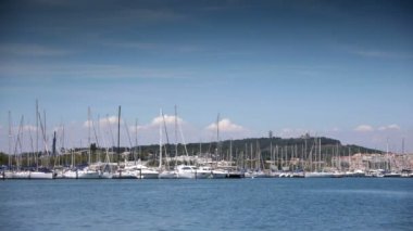 Güneşli güney Fransa'da lüks liman