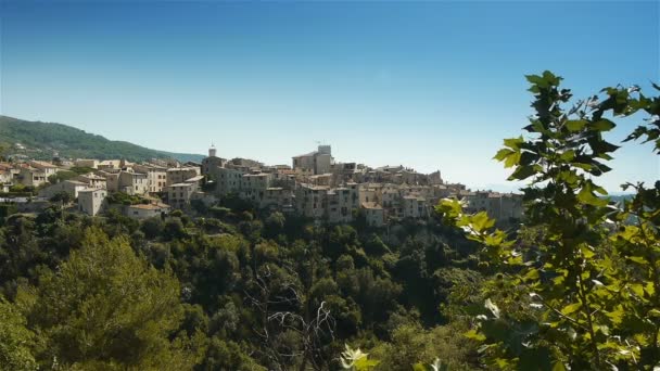 Güney Fransa'da Col de Vence'de manzara — Stok video