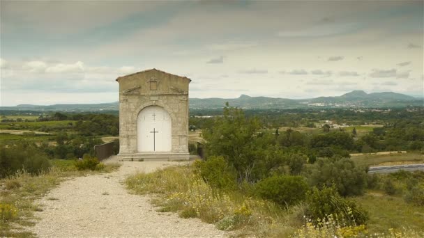 Eski dini kubbe, Languedoc, Fransa — Stok video